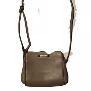 Steve Madden Blannis Crossbody Bag Taupe Purse Designer Adjustable Shouldr Strap